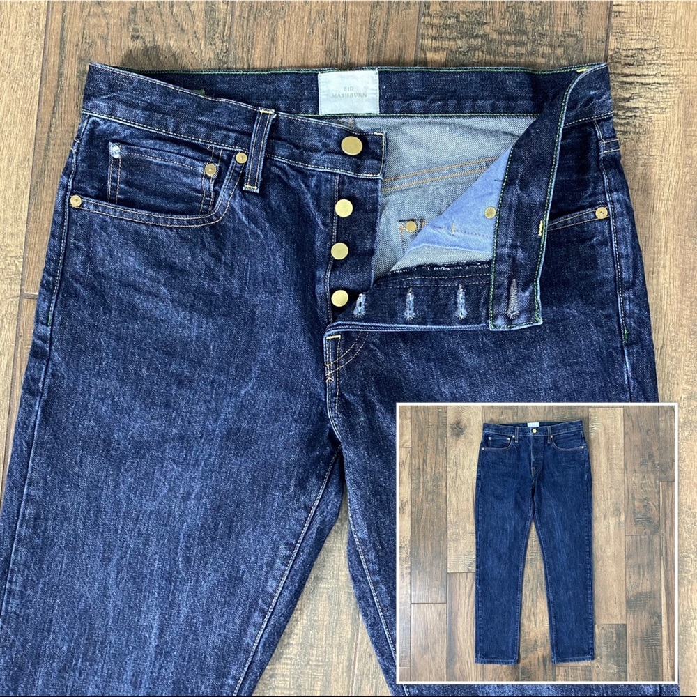 Sid Mashburn Button Up Blue Jeans Men’s 32